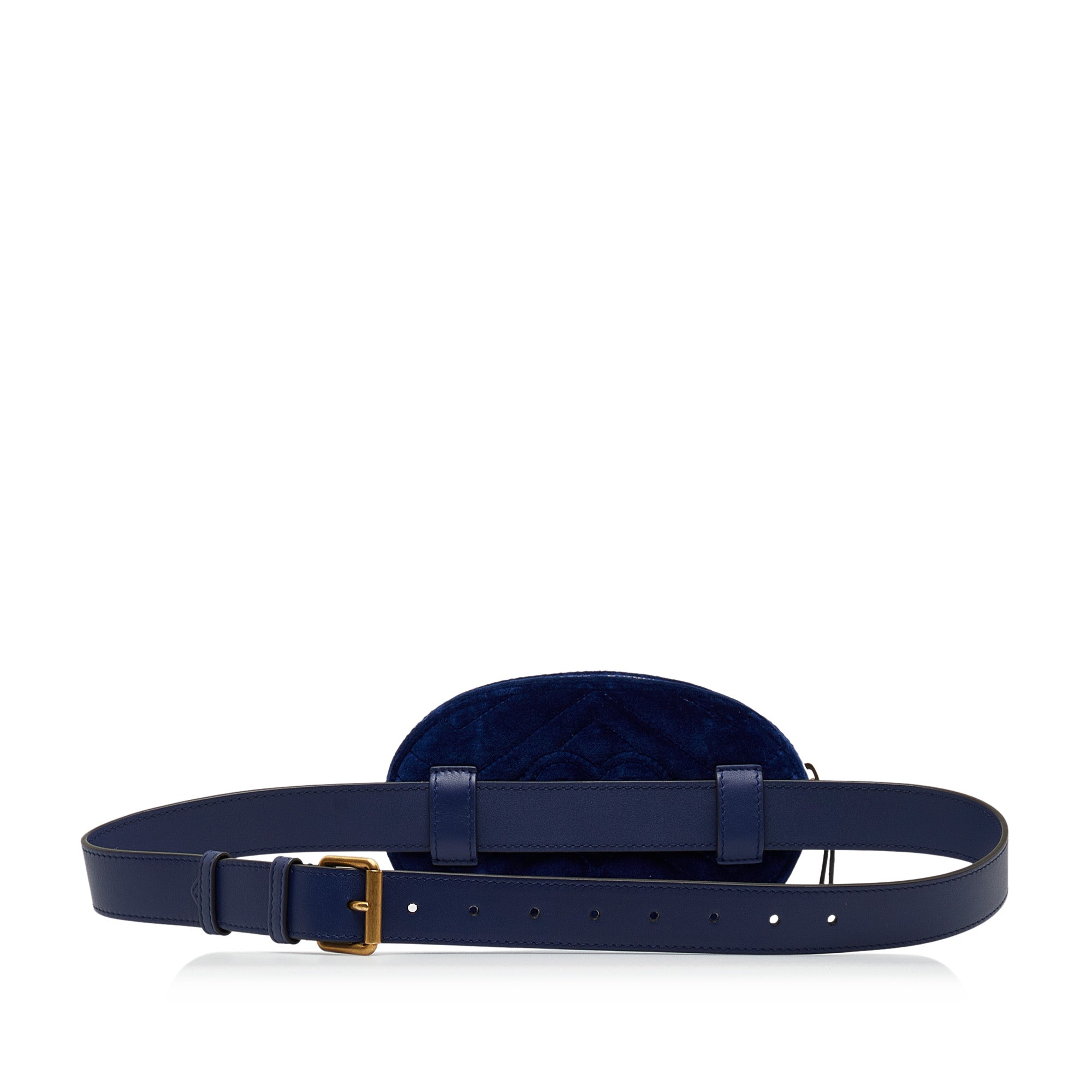 GG Marmont Matelasse Velvet Belt Bag_2