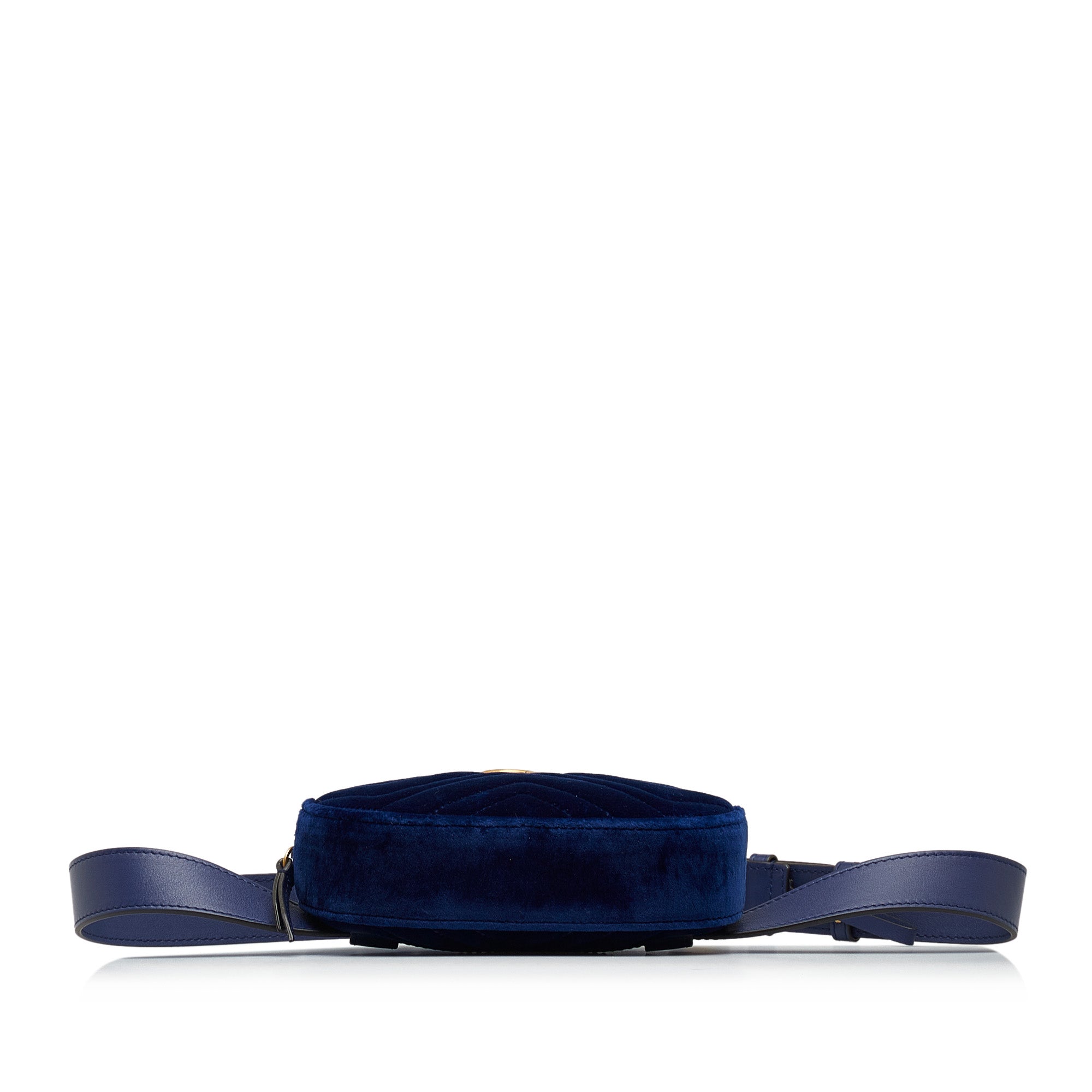 GG Marmont Matelasse Velvet Belt Bag