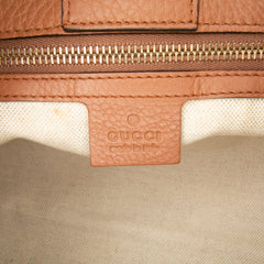 Medium Calfskin Bamboo Shopper Satchel
