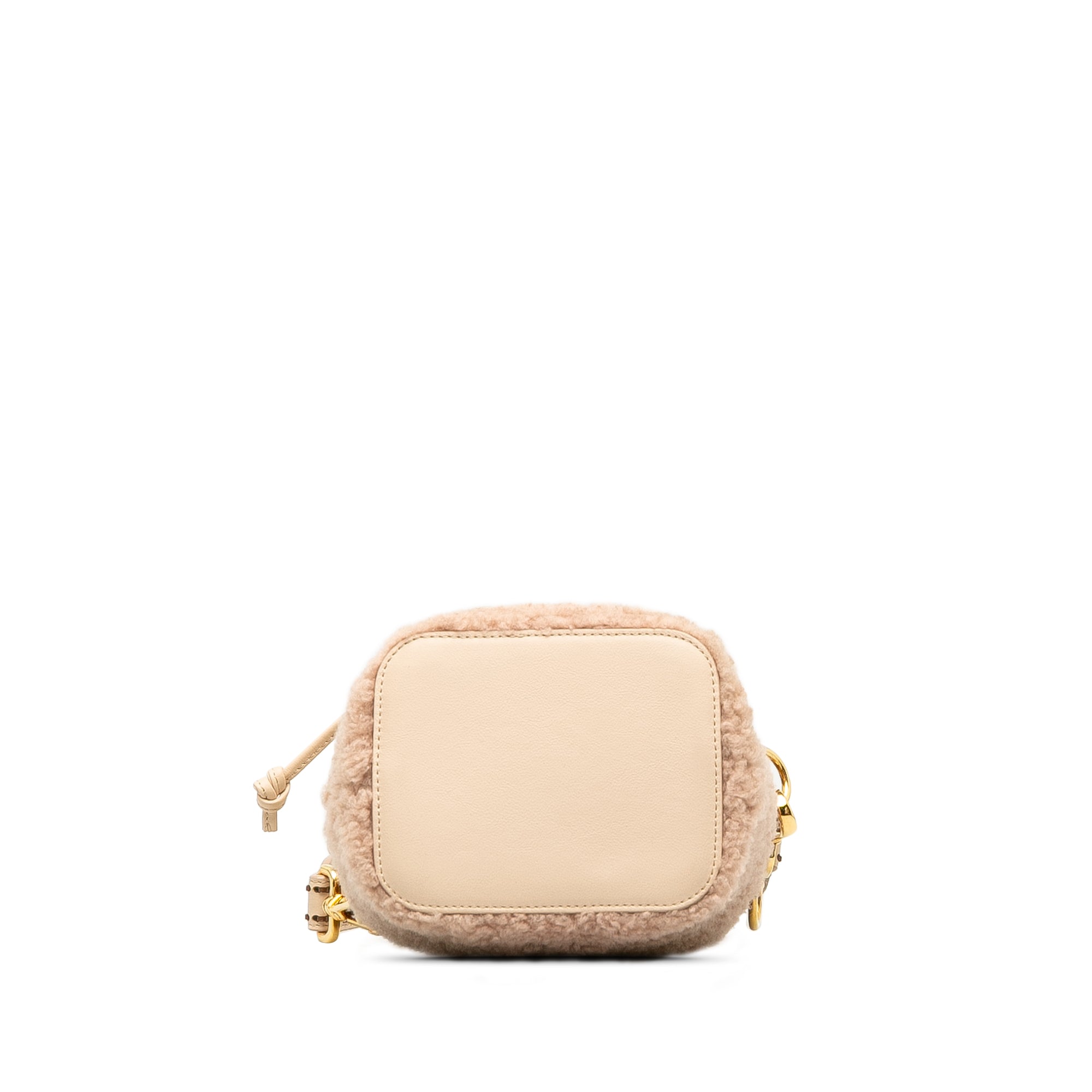 Shearling Mini Mon Tresor Bucket Bag