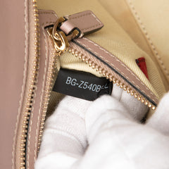 Small Leather Rockstud Trapeze Satchel