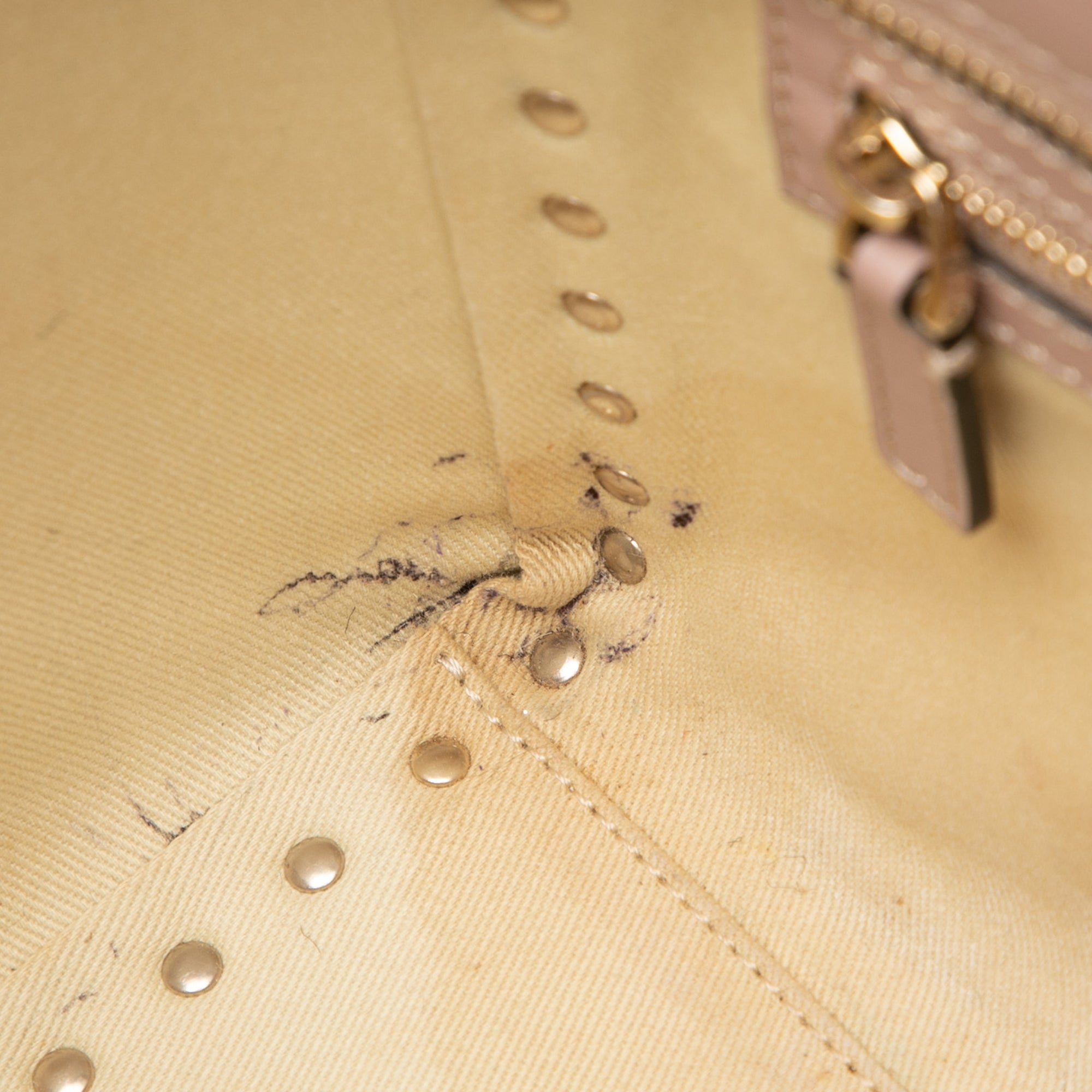 Small Leather Rockstud Trapeze Satchel