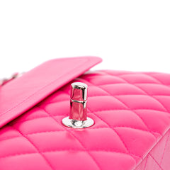 Medium Classic Lambskin Double Flap