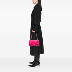 Medium Classic Lambskin Double Flap