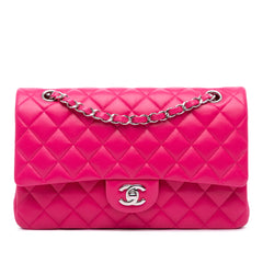 Medium Classic Lambskin Double Flap