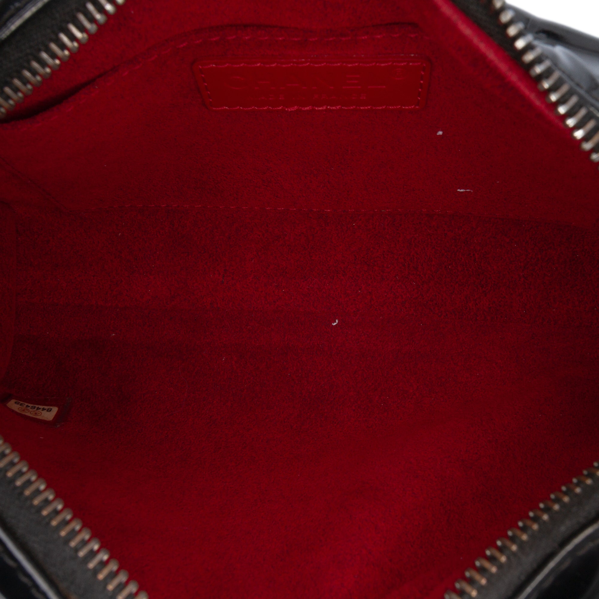 CC Chocolate Bar Patent Shoulder Bag