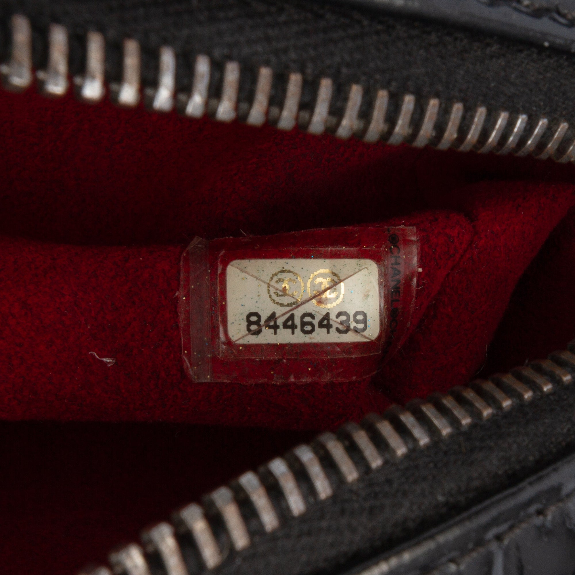 CC Chocolate Bar Patent Shoulder Bag