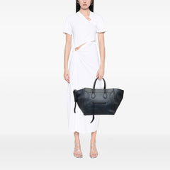 Large Grained Calfskin Phantom Luggage Tote