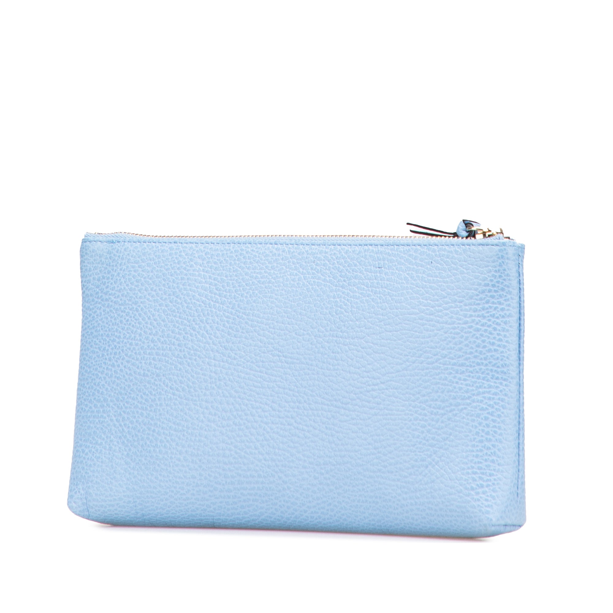 Large Dollar Calfskin Swing Pouch
