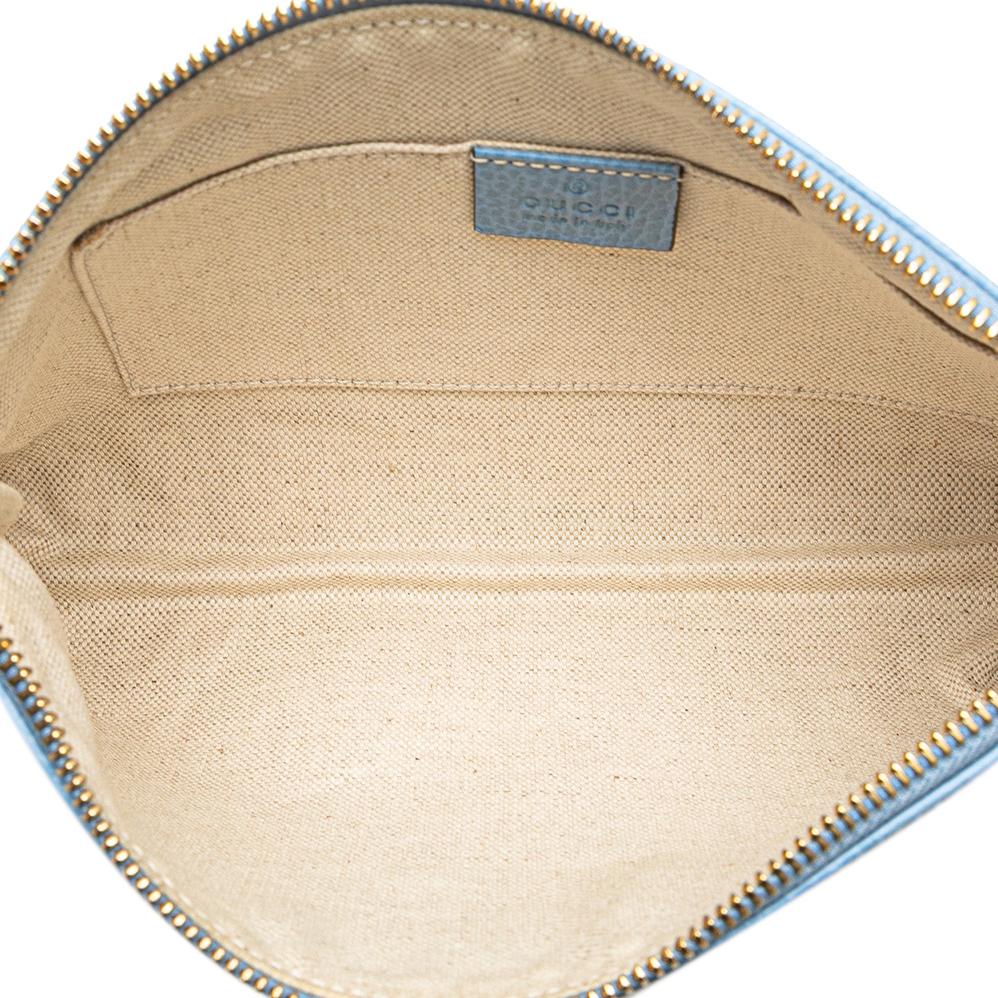 Large Dollar Calfskin Swing Pouch