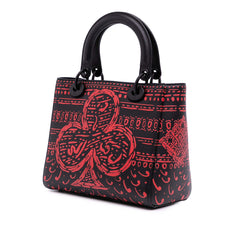 Small Smooth Calfskin Painted Heart Clover Lady Dior