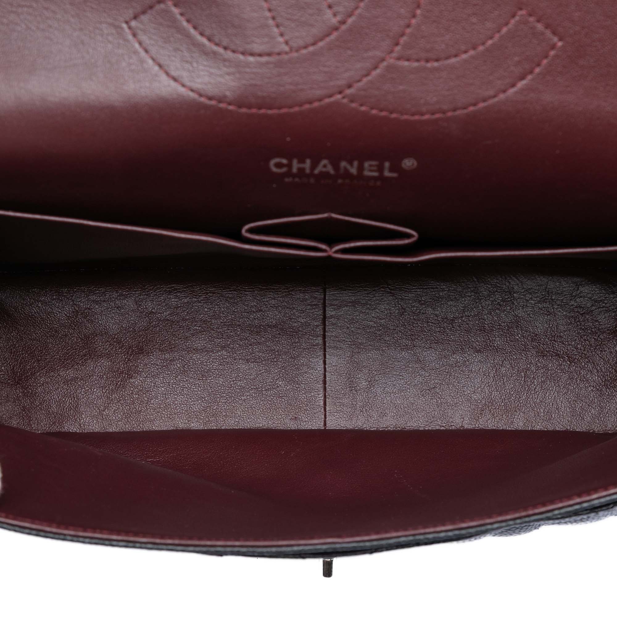 Jumbo Classic Caviar Double Flap