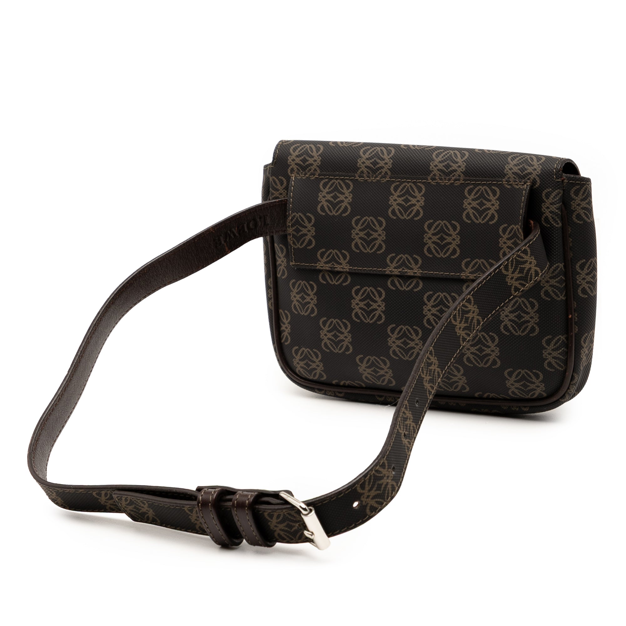 Anagram Coated Canvas Belt Bag