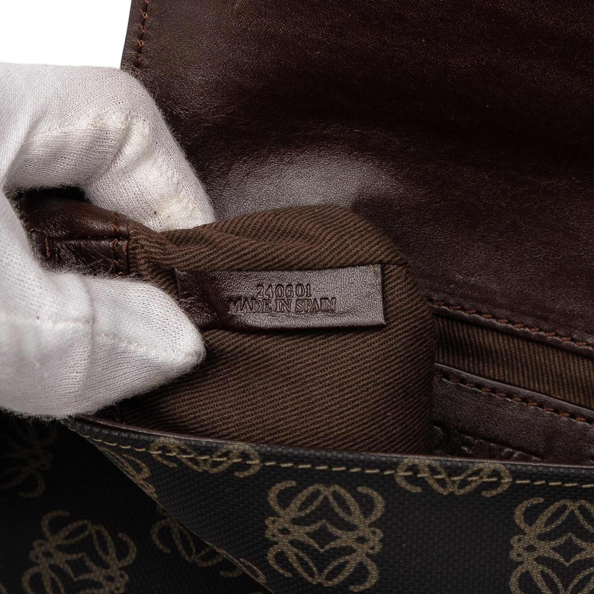 Anagram Coated Canvas Belt Bag