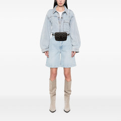 Anagram Coated Canvas Belt Bag