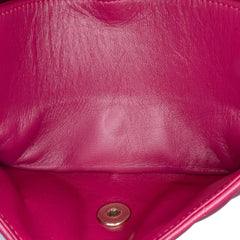 Small Classic Chevron Lambskin Double Flap