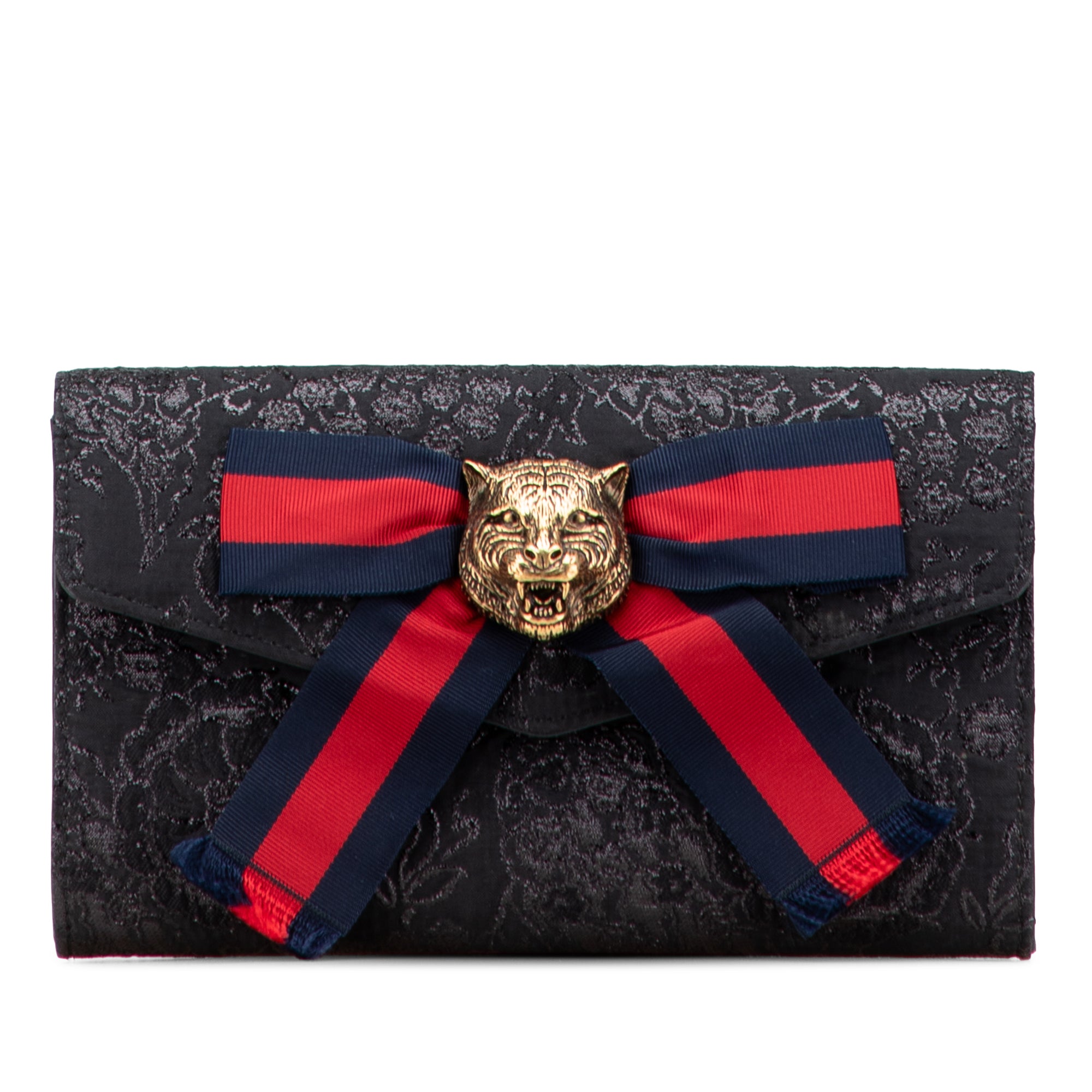 Lurex Brocade Animalier Broadway Clutch