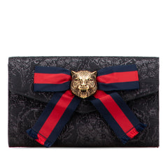 Lurex Brocade Animalier Broadway Clutch