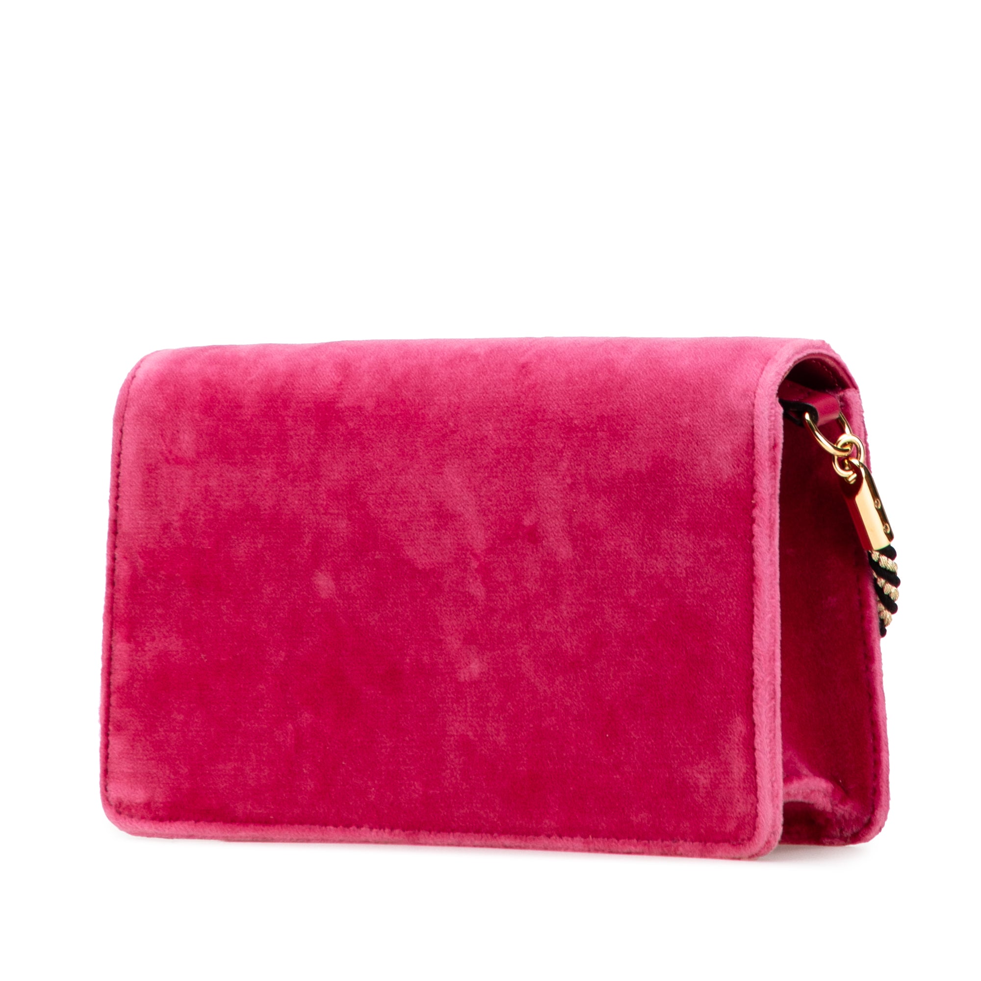 Crystal GG Velvet Broadway Crossbody
