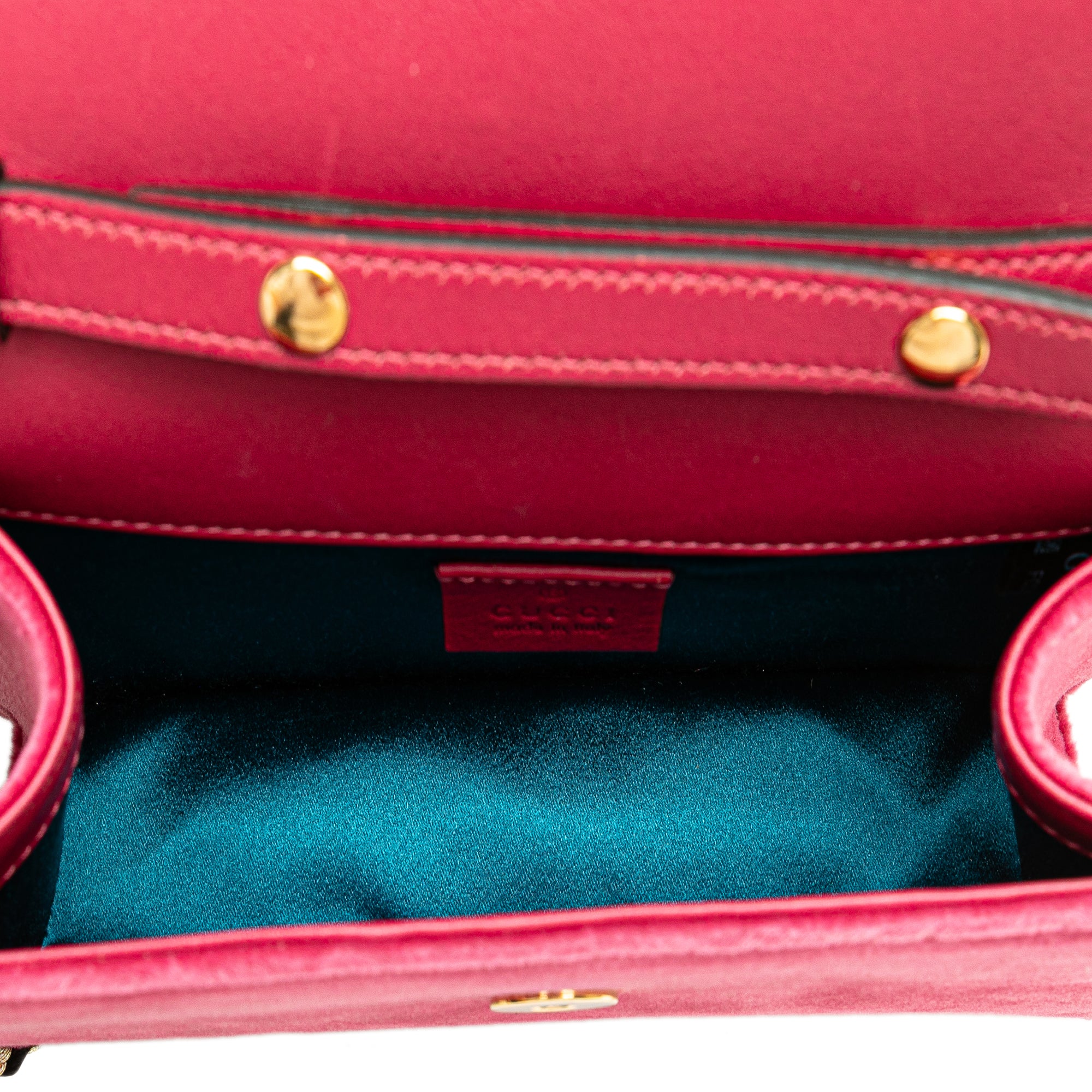 Crystal GG Velvet Broadway Crossbody