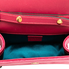Crystal GG Velvet Broadway Crossbody