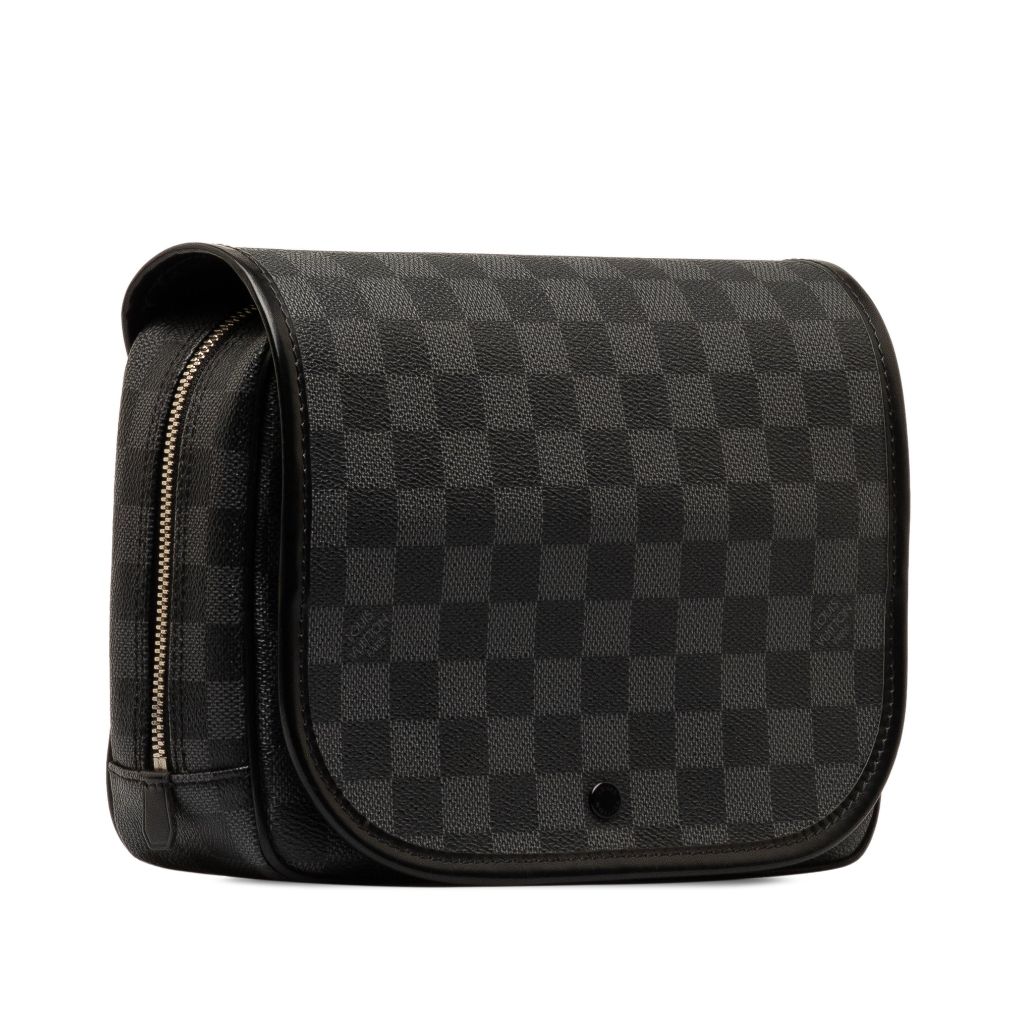 Damier Graphite Hanging Toiletry Kit Pouch