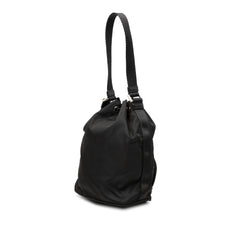 Mini Tessuto Drawstring Bucket Bag