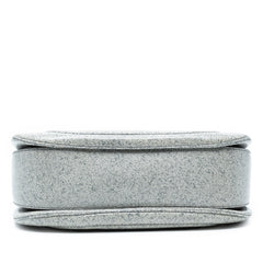 Large Speckled Leather New Bamboo Top Handle Bag