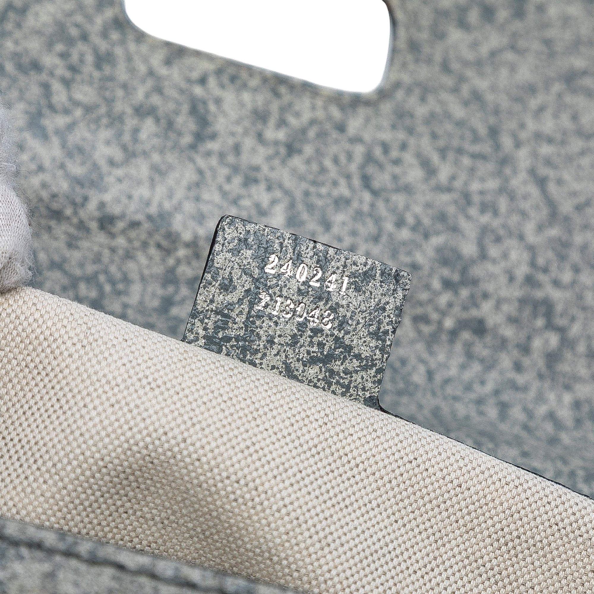 Large Speckled Leather New Bamboo Top Handle Bag