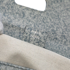 Large Speckled Leather New Bamboo Top Handle Bag