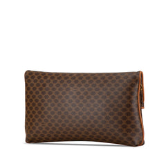 Macadam Coated Canvas Clutch