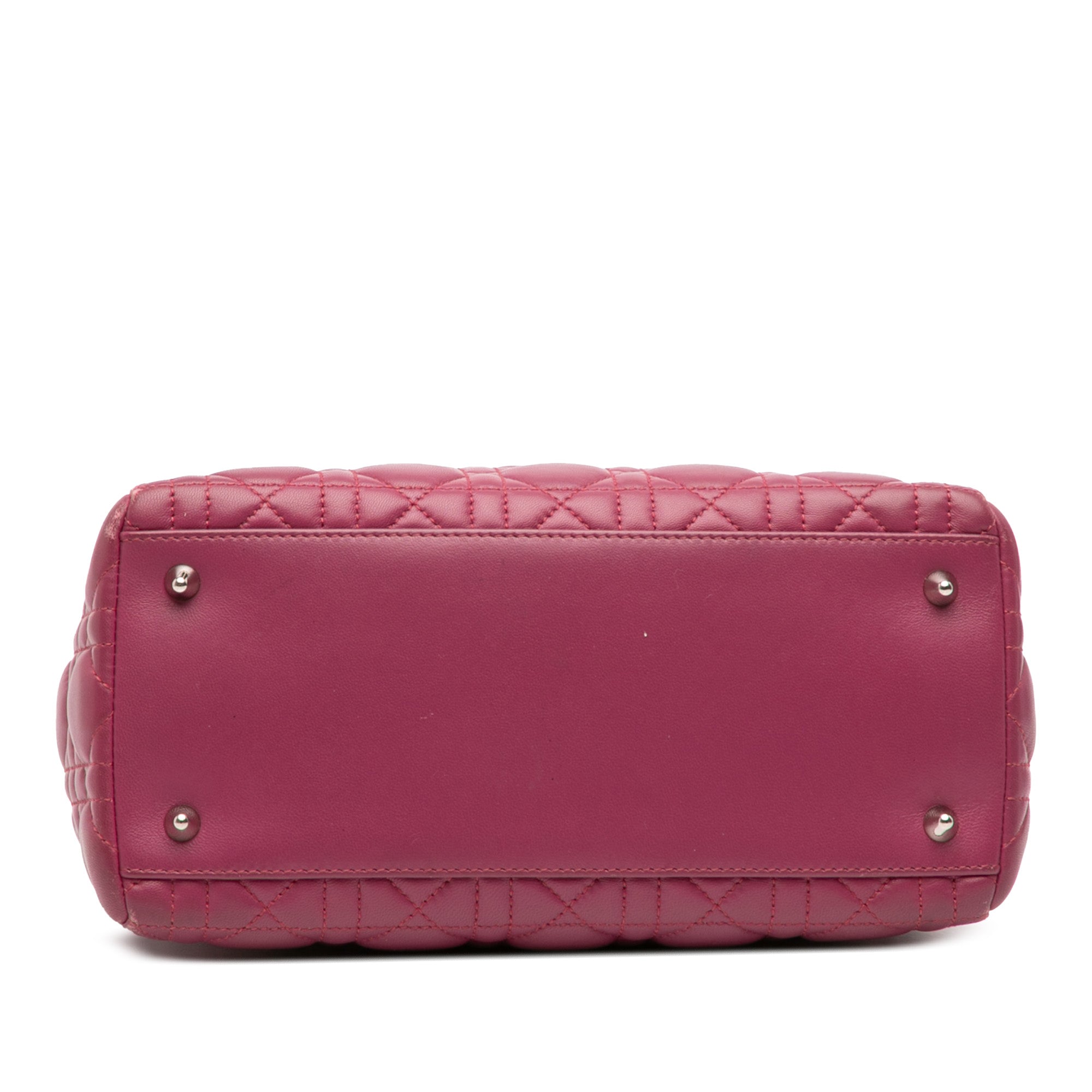 Medium Lambskin Cannage Lady Dior