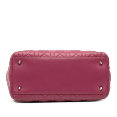 Medium Lambskin Cannage Lady Dior