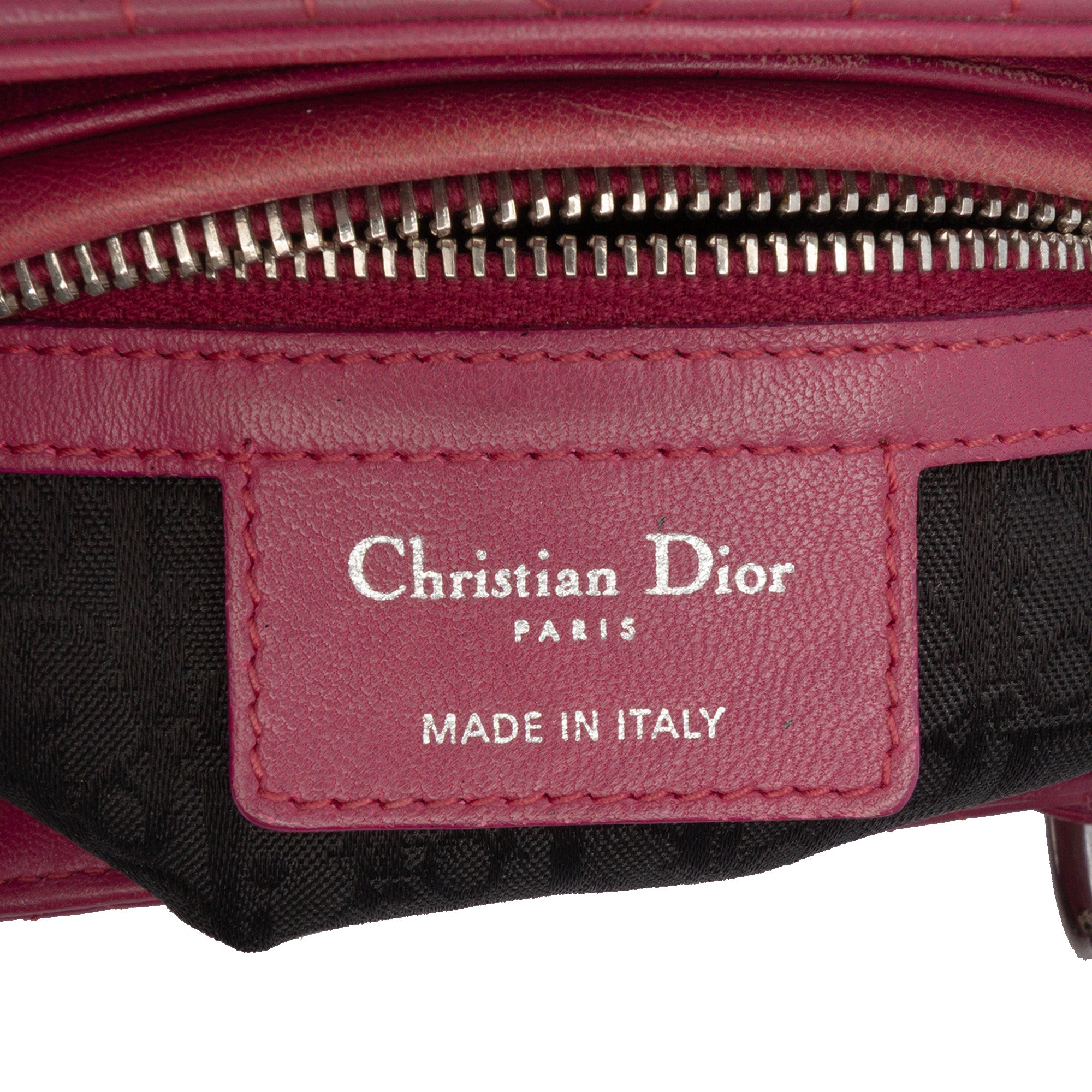 Medium Lambskin Cannage Lady Dior