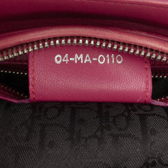 Medium Lambskin Cannage Lady Dior