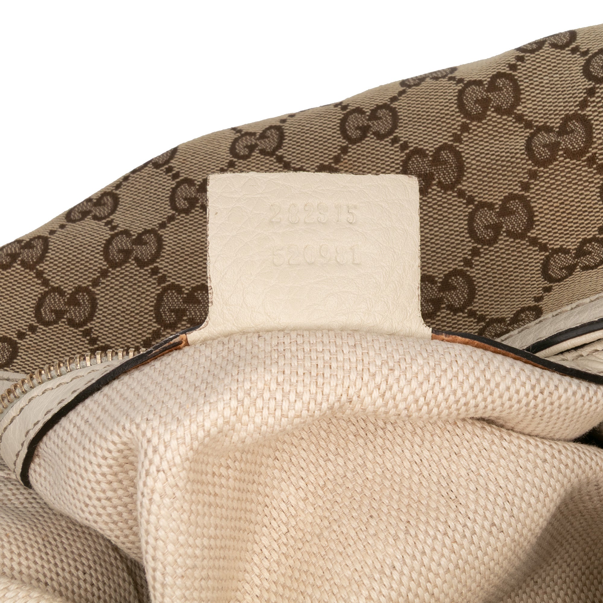 GG Canvas Bamboo Diana Satchel