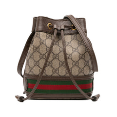 Mini GG Supreme Web Ophidia Bucket Bag