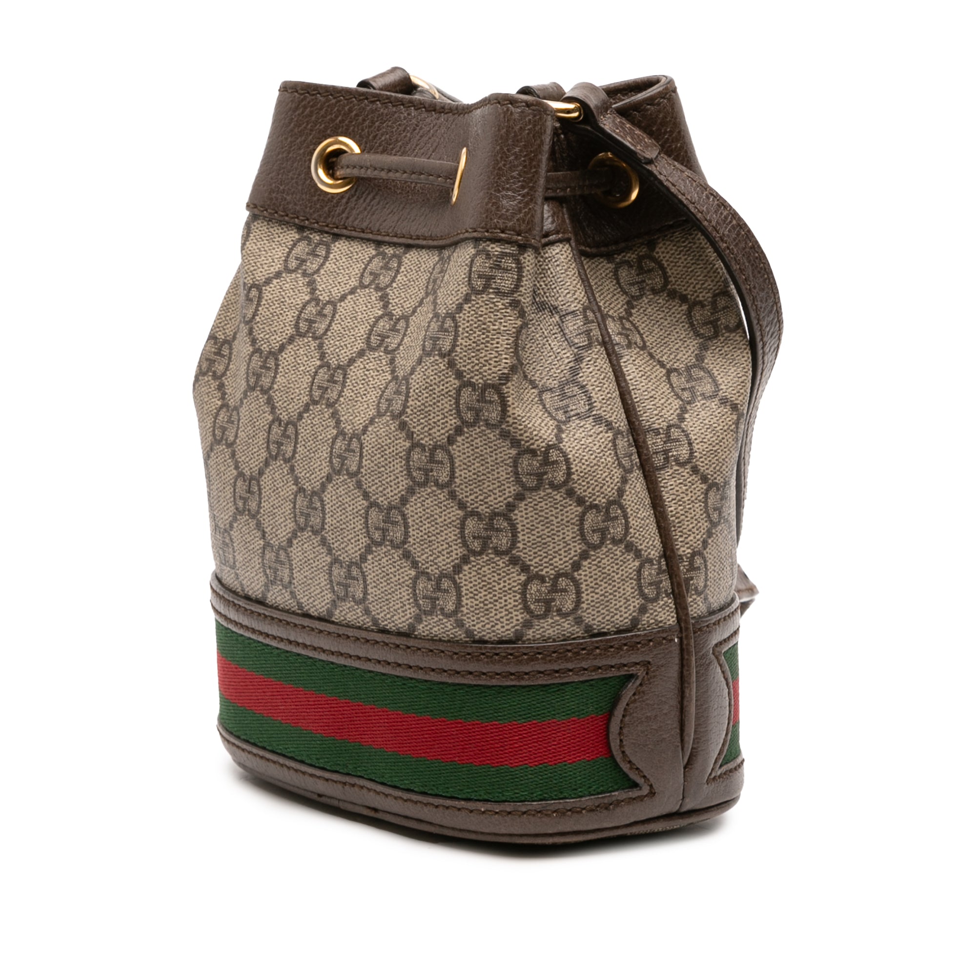 Mini GG Supreme Web Ophidia Bucket Bag