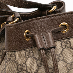 Mini GG Supreme Web Ophidia Bucket Bag