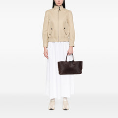 Medium Lambskin Intreccio Cabat Tote