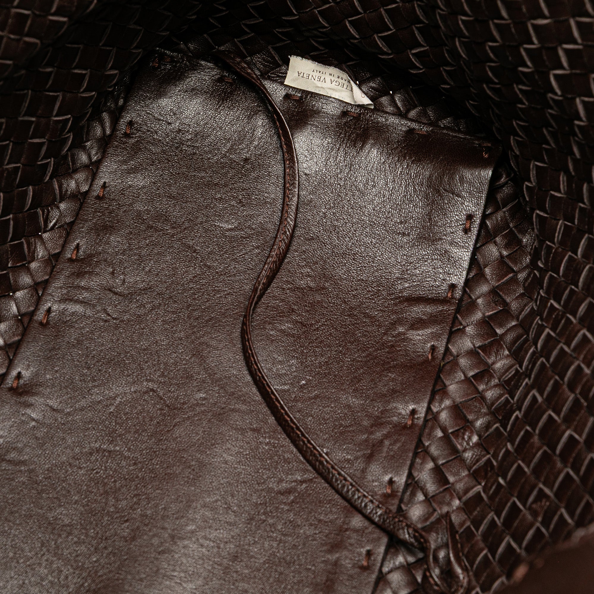 Medium Lambskin Intreccio Cabat Tote