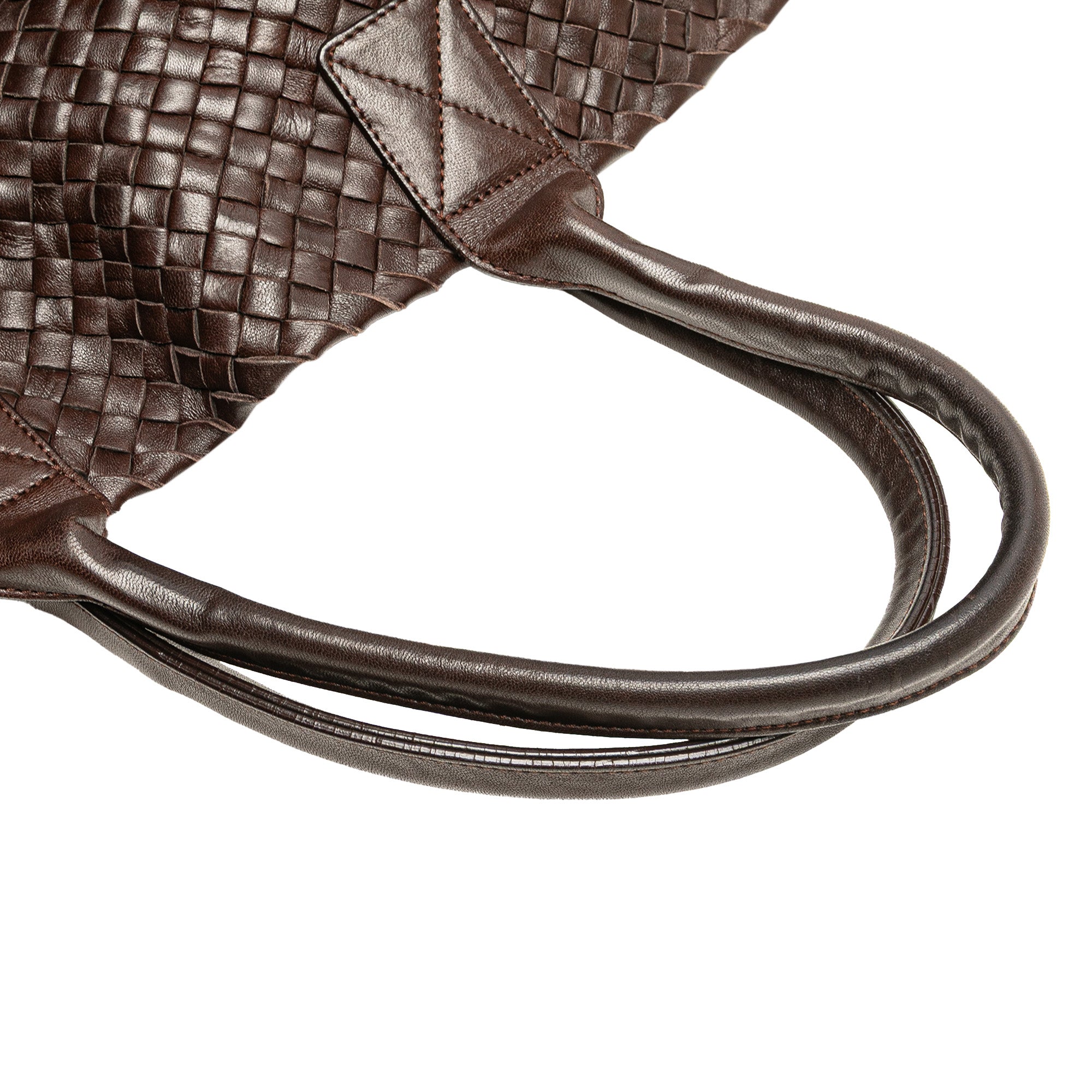 Medium Lambskin Intreccio Cabat Tote