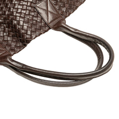 Medium Lambskin Intreccio Cabat Tote