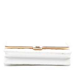 CC Quilted Lambskin Frame Wallet On Chain