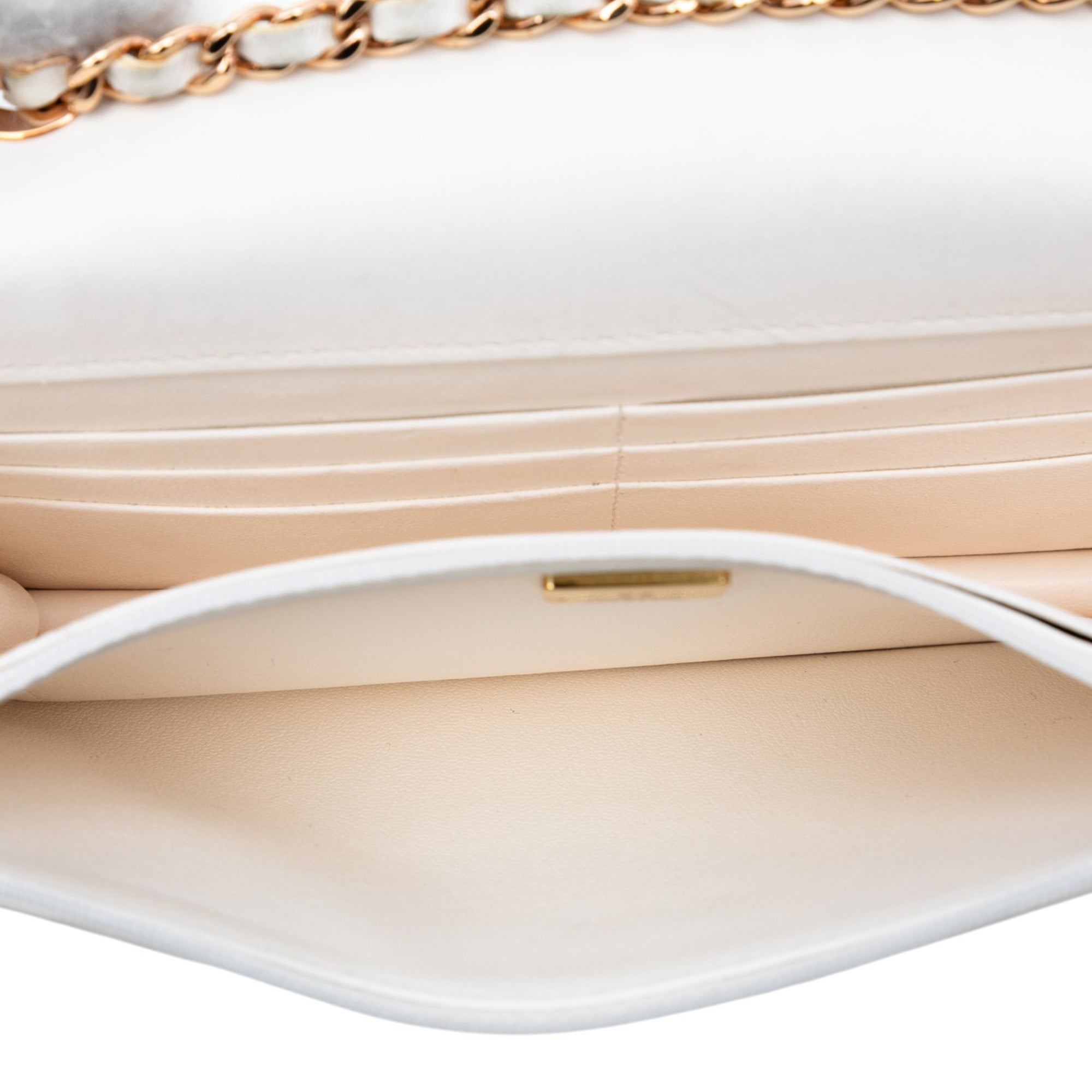 CC Quilted Lambskin Frame Wallet On Chain