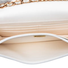 CC Quilted Lambskin Frame Wallet On Chain