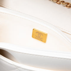 CC Quilted Lambskin Frame Wallet On Chain