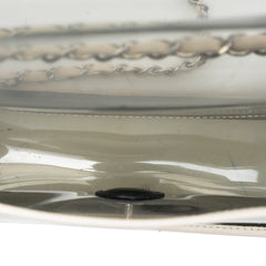 Large PVC and Lambskin Naked Flap