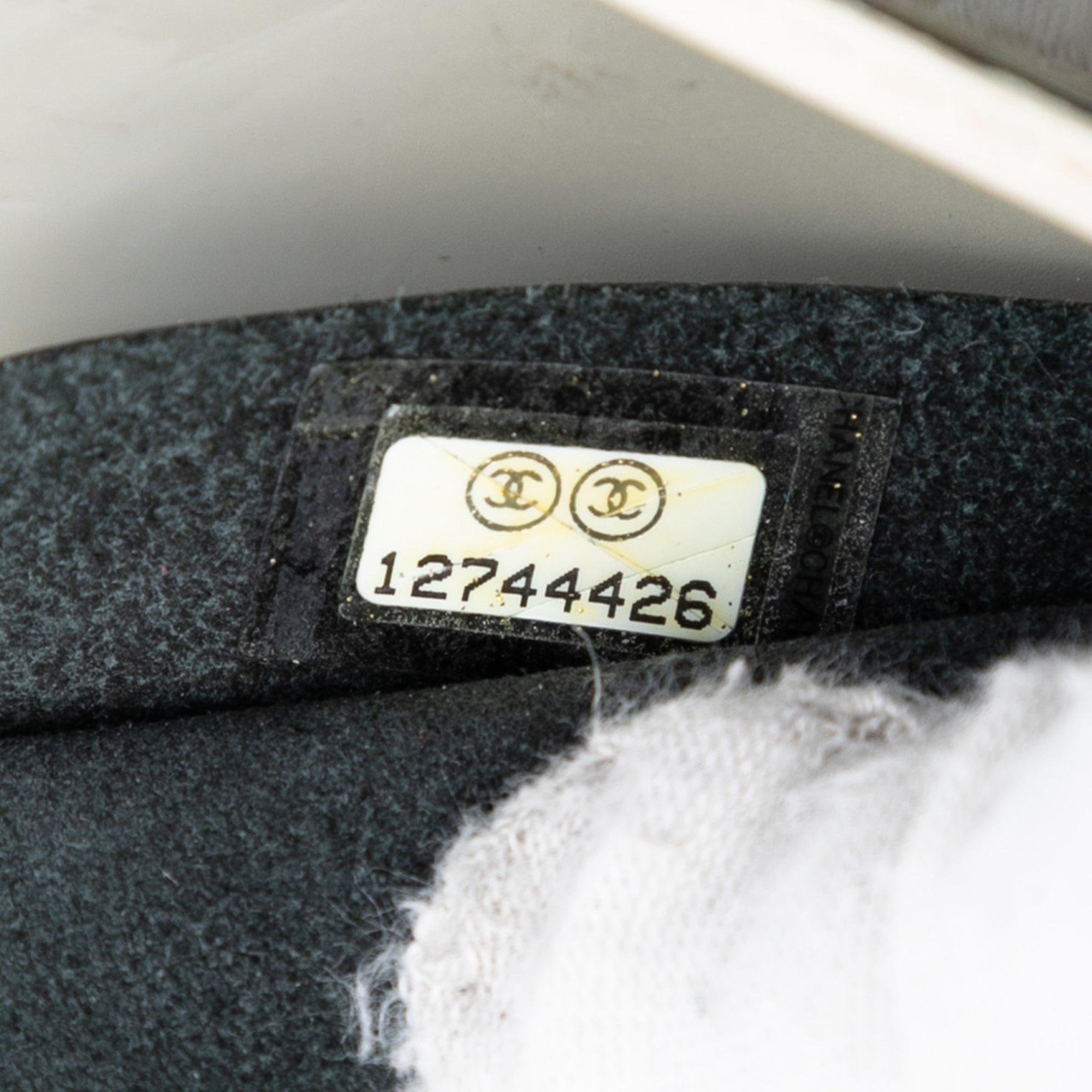 Large PVC and Lambskin Naked Flap