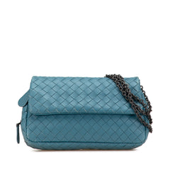 Mini Nappa Intrecciato Expandable Chain Crossbody